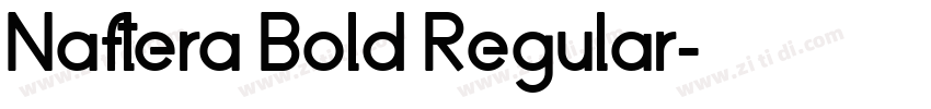 Naftera Bold Regular字体转换
